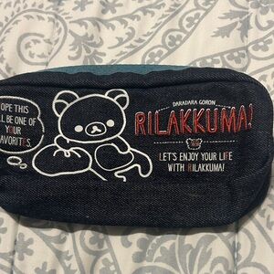 Rilakkuma Denim Bear Pencil Case